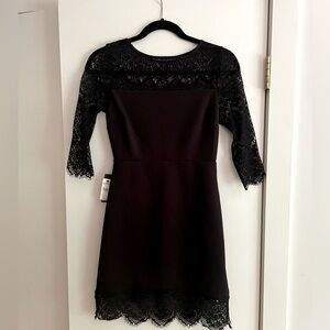 Black lace dress - Express size 0